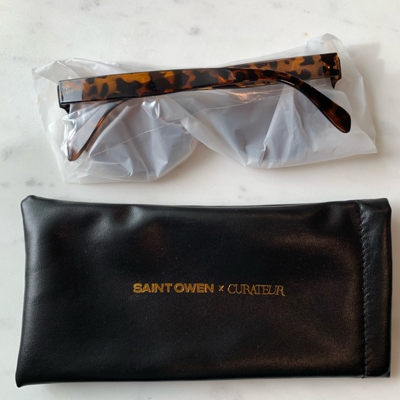 Host Pick ✨🎉✨SAINT OWEN x CURATEUR WYLDE tortoiseshell sunglasses NWT - Picture 6 of 7